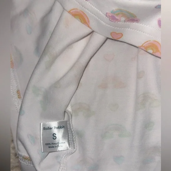 NWOT Roller Rabbit x Stoney Clover Limited Edition Cotton Candy Clouds Top Small - Picture 10 of 10